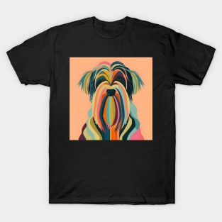 Briard in 80's T-Shirt